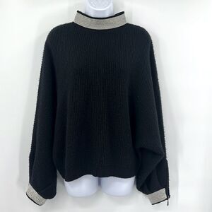 Max & Moi Wool Cashmere Blend Dolman Sleeve Sweater‎ Sz M